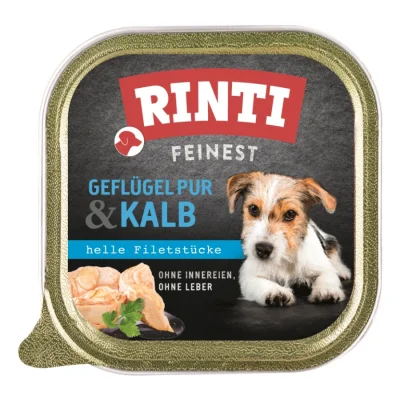 RINTI Feinest Adult Volaille Pur et veau 44x150 g