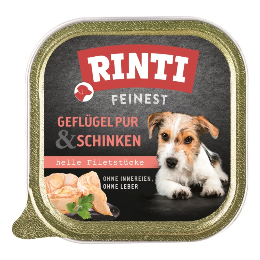 RINTI Feinest Adult Volaille pur & jambon 44x150 g