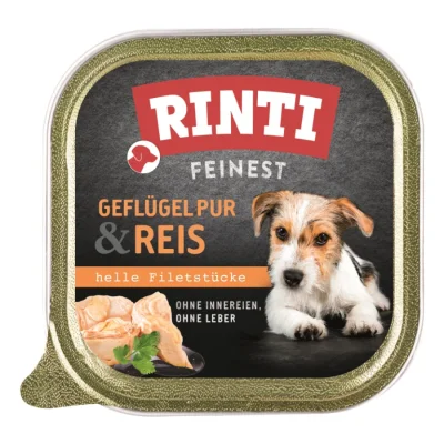 RINTI Feinest Adult Volaille pur & riz 44x150 g