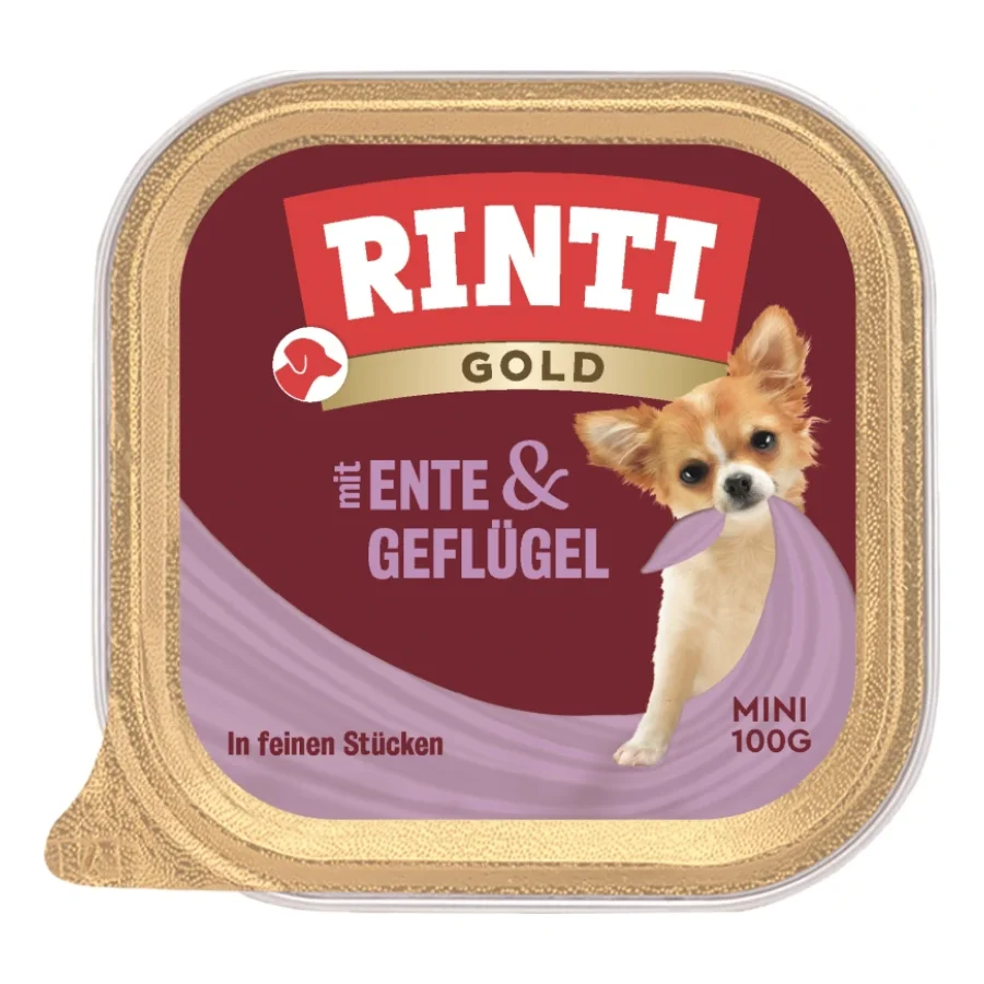 RINTI Gold Mini 16x100g Canard et volaille 16x100 g