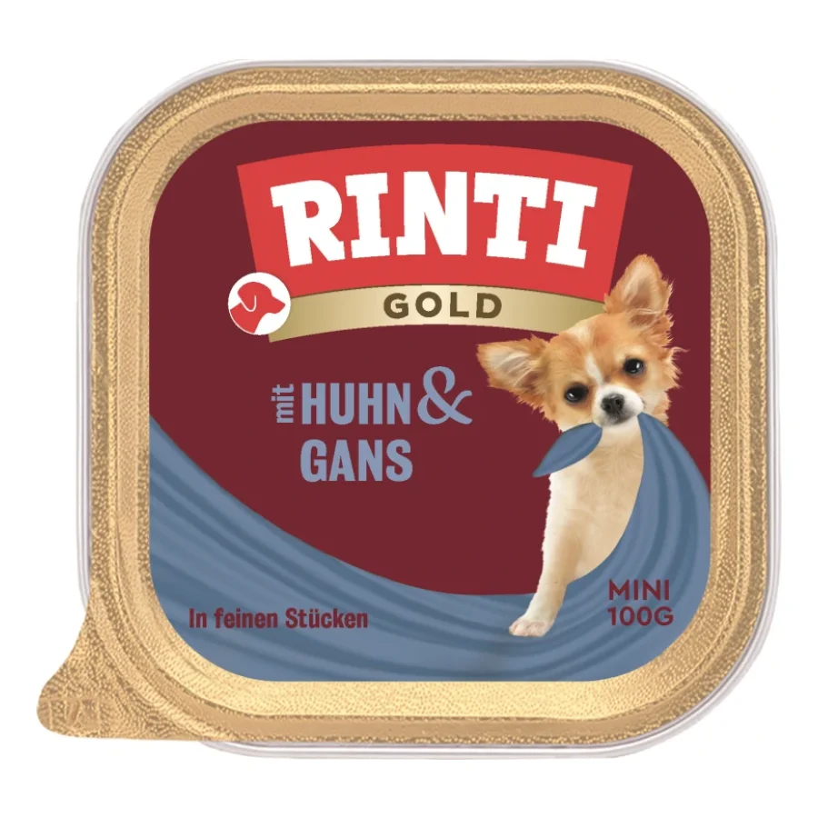 RINTI Gold Mini 16x100g Poulet et oie 16x100 g
