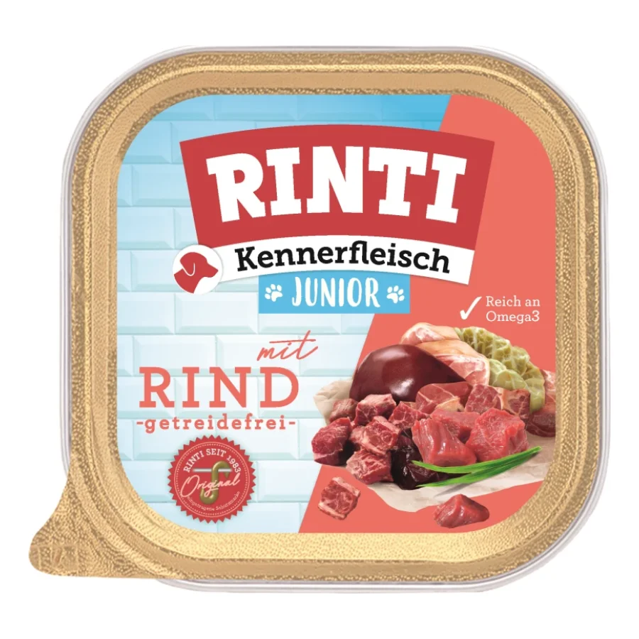 RINTI Kennerfleisch Junior 9 x 300 g Bœuf