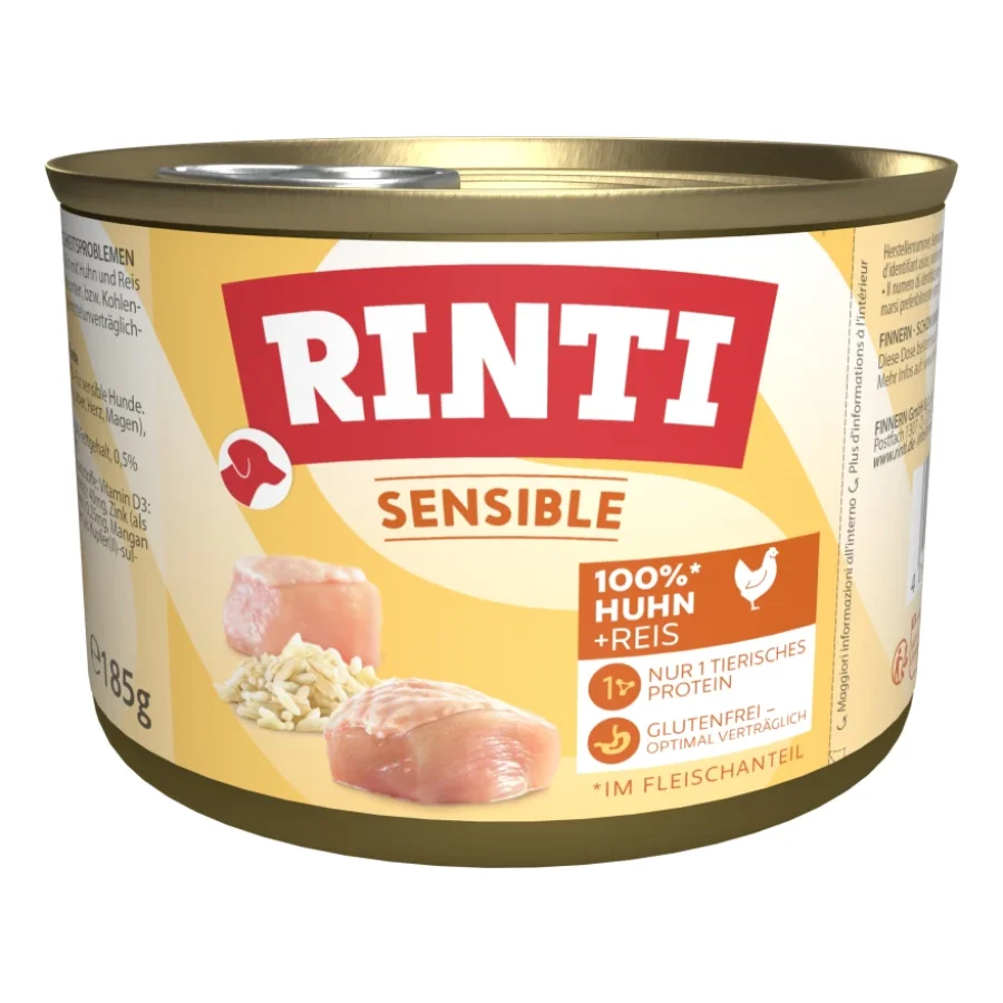 RINTI Sensible 12 x 185 g Poulet et riz