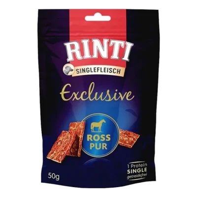 RINTI Singlefleisch Exclusive Snack Pur 2x50 g Cheval
