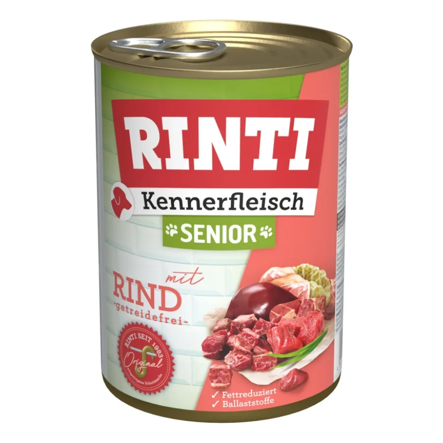 RINTI Viande de connaisseur Senior12 x 400 g Bœuf 12x400 g