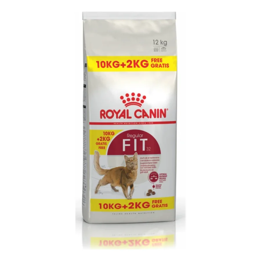 ROYAL CANIN Fit 32 Croquettes Chat 10+2kg