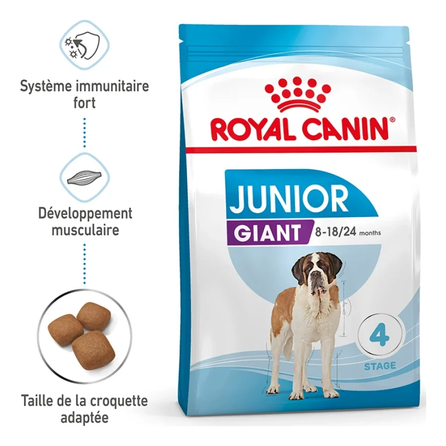 ROYAL CANIN Giant Junior Croquettes Chien 15 kg