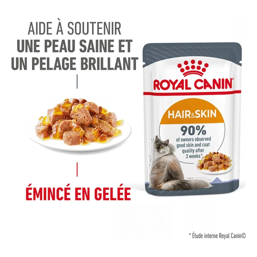 ROYAL CANIN Hair & Skin en gelée 12x85 g