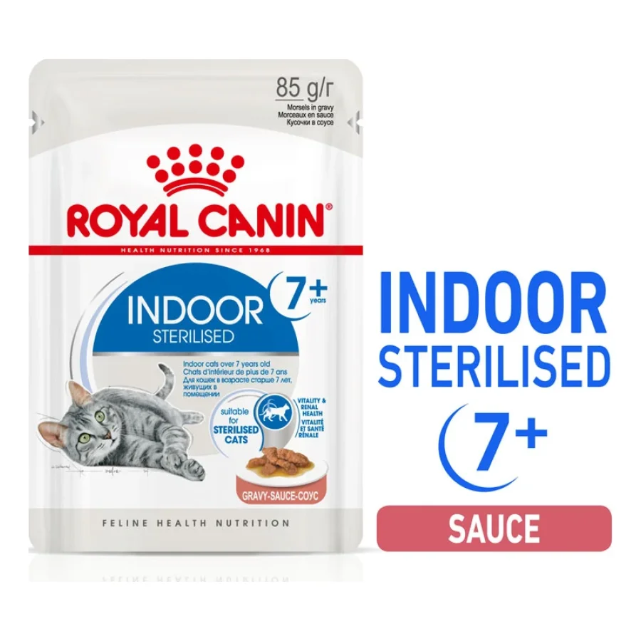 ROYAL CANIN Indoor 7+ Sterilised en sauce 12x85 g