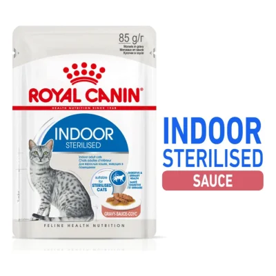 ROYAL CANIN Indoor Sterilised Adult en sauce 12x85 g