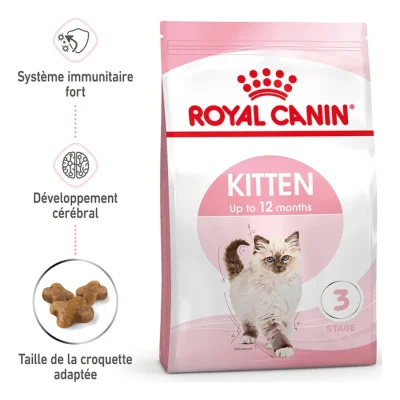 ROYAL CANIN Kitten pour chaton Croquettes Chat 400 g