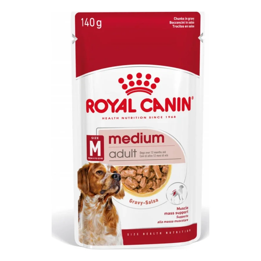 ROYAL CANIN Medium Adult en sauce 10x140 g