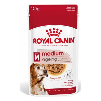 ROYAL CANIN Medium Ageing 10+ en sauce 10x140 g