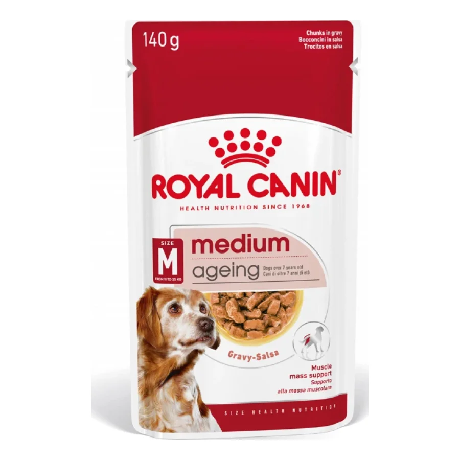 ROYAL CANIN Medium Ageing 10+ en sauce 10x140 g