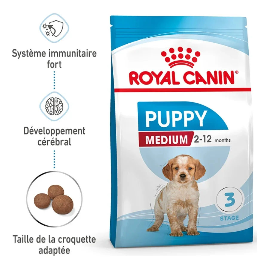 ROYAL CANIN Medium Chiot Croquettes Chien 10 kg