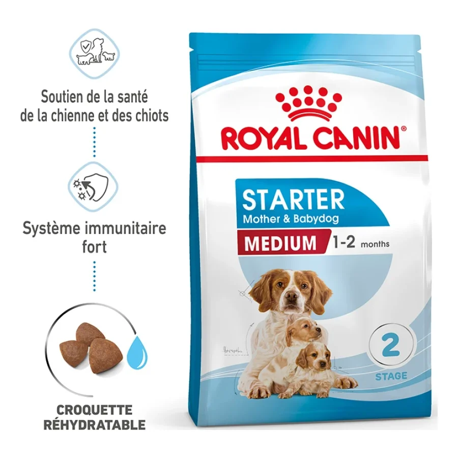 ROYAL CANIN Medium Starter Croquettes Chien 15 kg