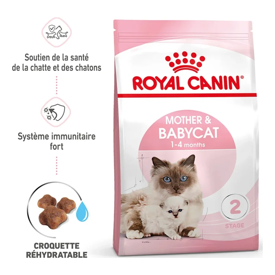 ROYAL CANIN Mother & Babycat Croquettes Chat 2 kg
