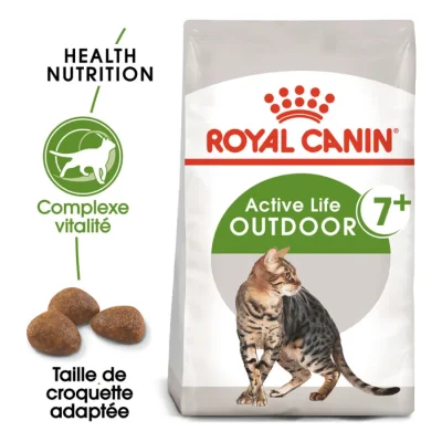 ROYAL CANIN Outdoor 7+ Croquettes Chat 10 kg