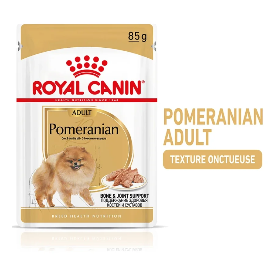 ROYAL CANIN Race Poméranien Nourriture humide pour Spitz nain en mousse (>8 mois)12x85g