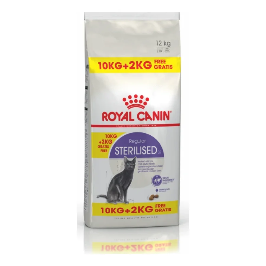 ROYAL CANIN Stérilisé 37 Croquettes Chat 10+2kg