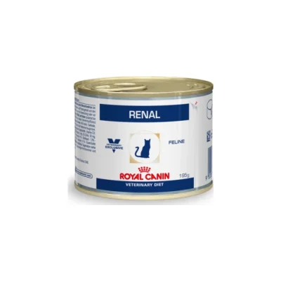 ROYAL CANIN Veterinary Renal Nourriture humide Chat 12 x 195 g
