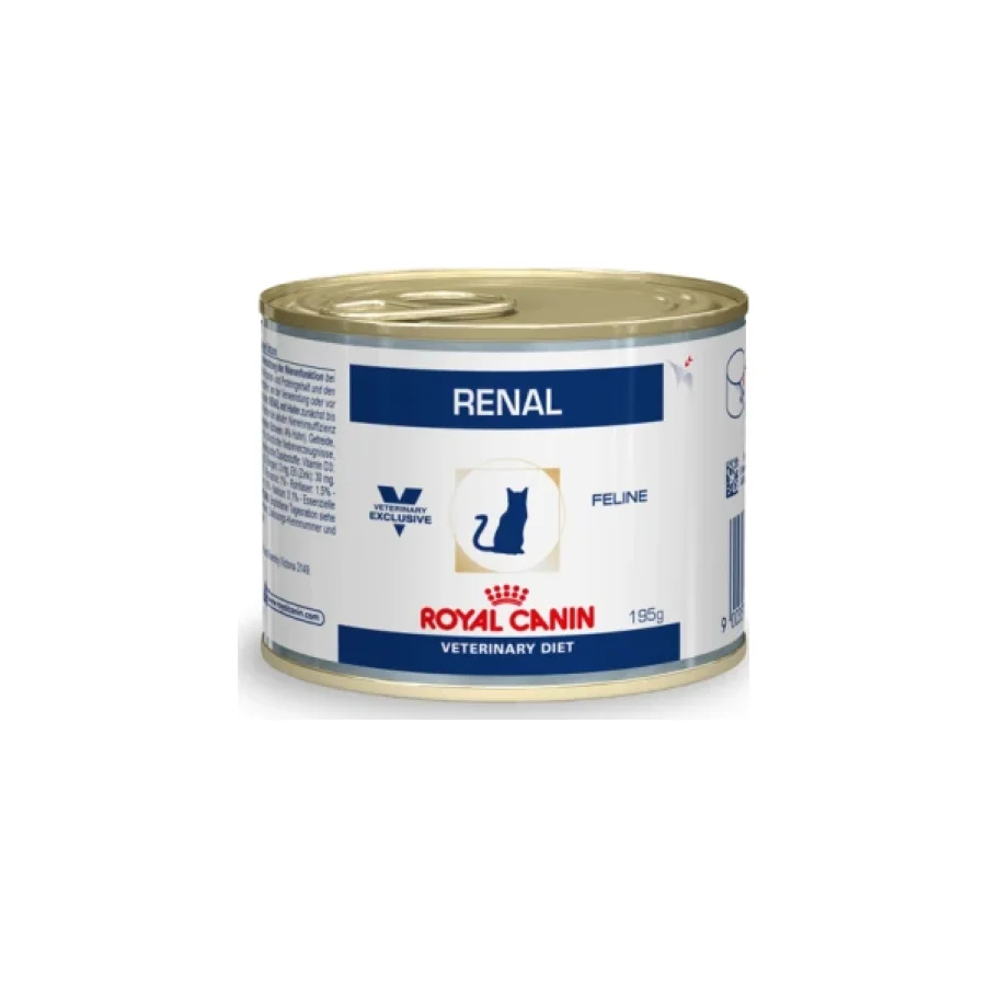 ROYAL CANIN Veterinary Renal Nourriture humide Chat 12 x 195 g