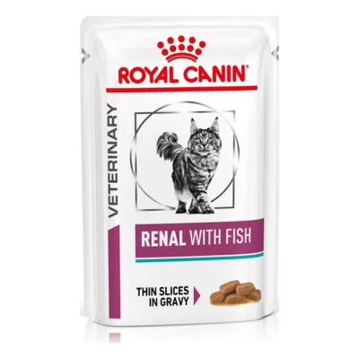ROYAL CANIN Veterinary Renal Nourriture humide Chat 12x85g Poisson