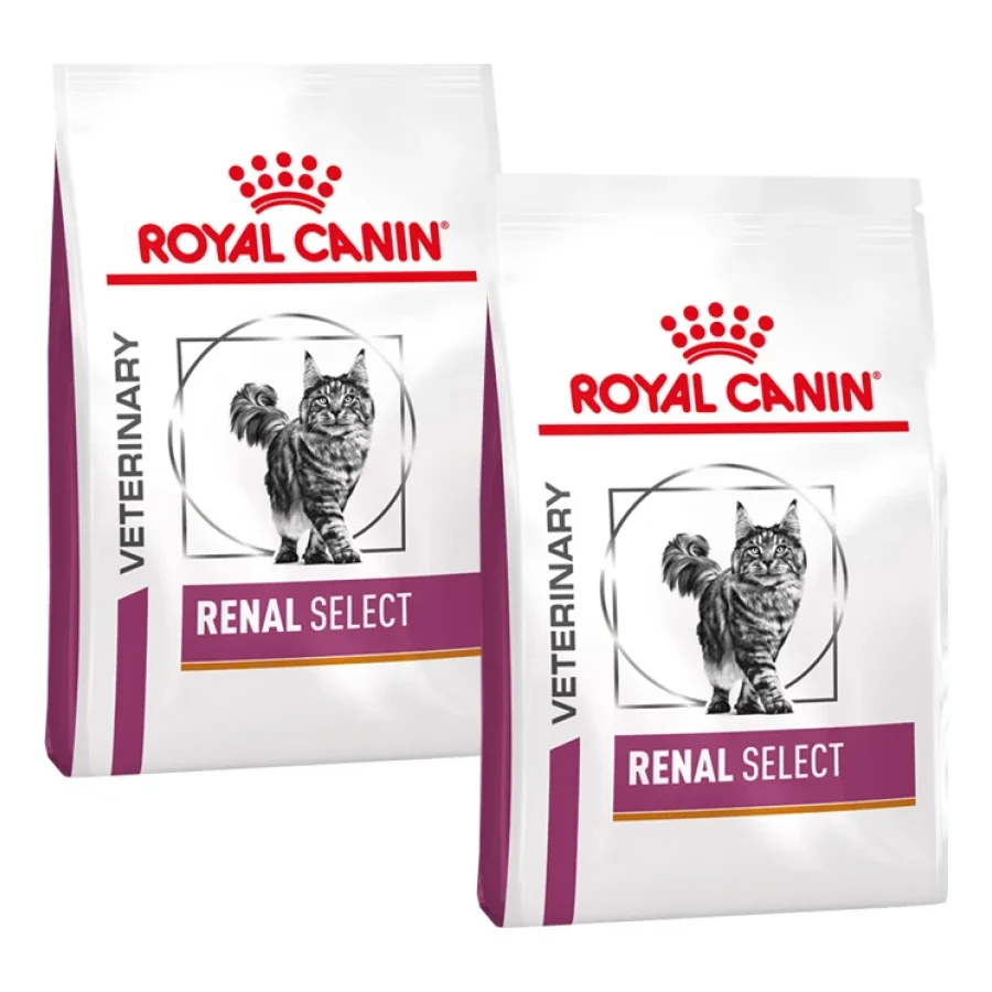 ROYAL CANIN Veterinary Renal Select Croquettes Chat 2x4 kg