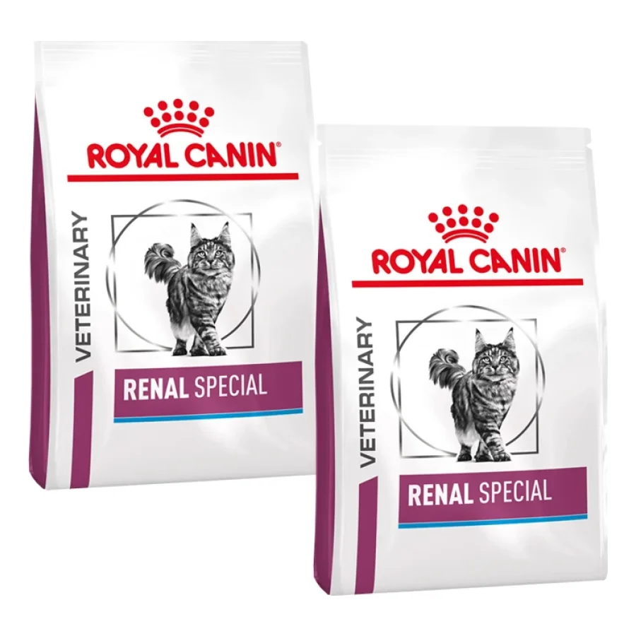 ROYAL CANIN Veterinary Renal Special Croquettes Chat 2x4 kg