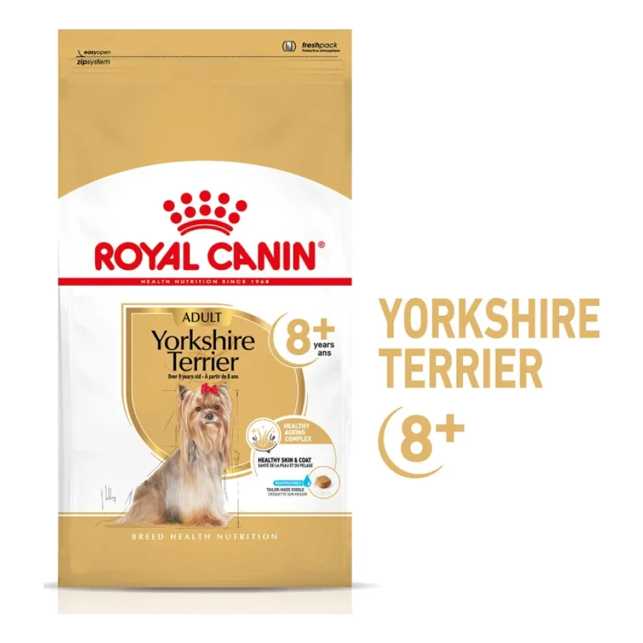ROYAL CANIN Yorkshire Terrier 8+ pour chiens âgés 1,5 kg