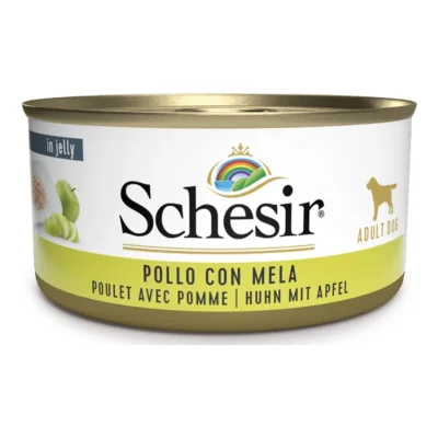 Schesir Adult 18 x 150 g Poulet à la pomme