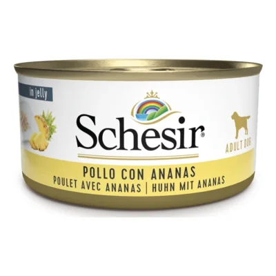 Schesir Adult 18 x 150 g poulet aux ananas