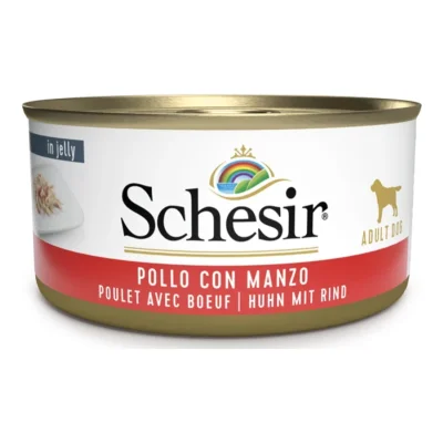 Schesir Adult 18x150g Filet de poulet au bœuf