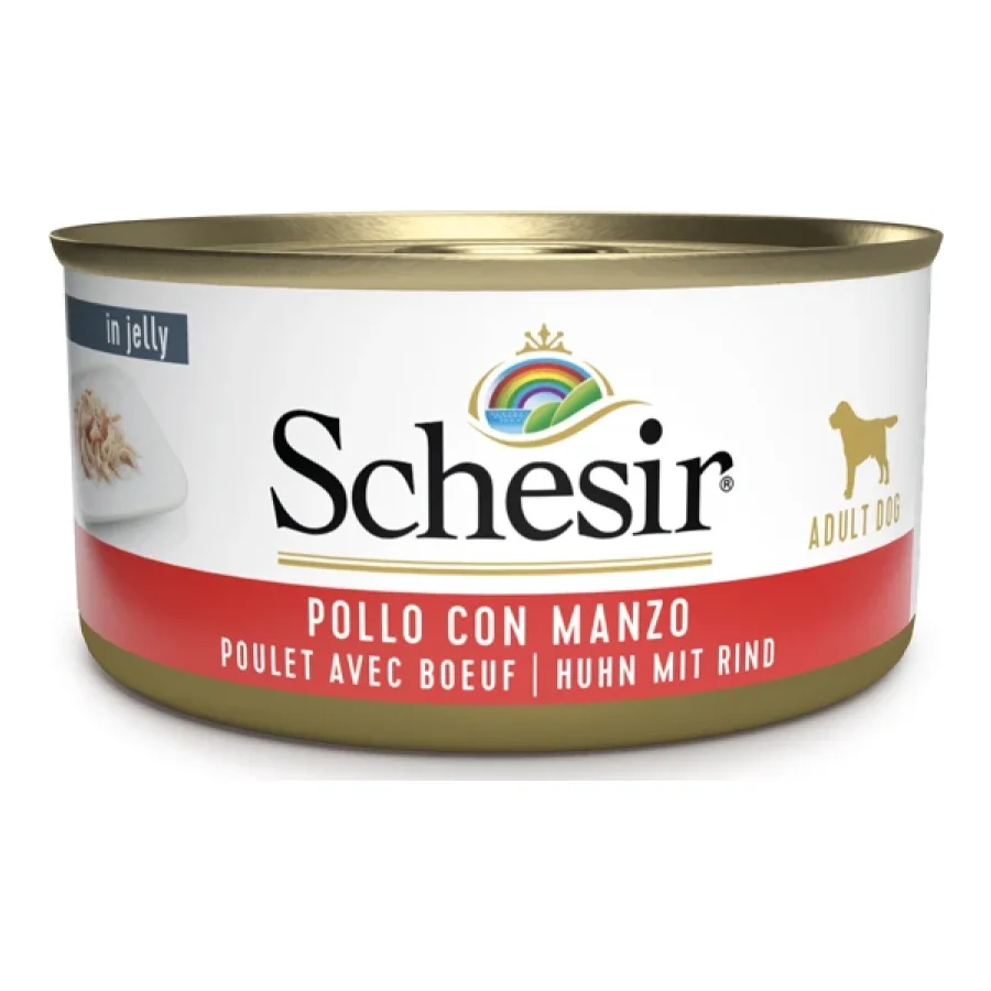 Schesir Adult 18x150g Filet de poulet au bœuf