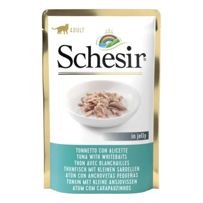 Schesir Adult 20 x 85 g Thon et blanchailles