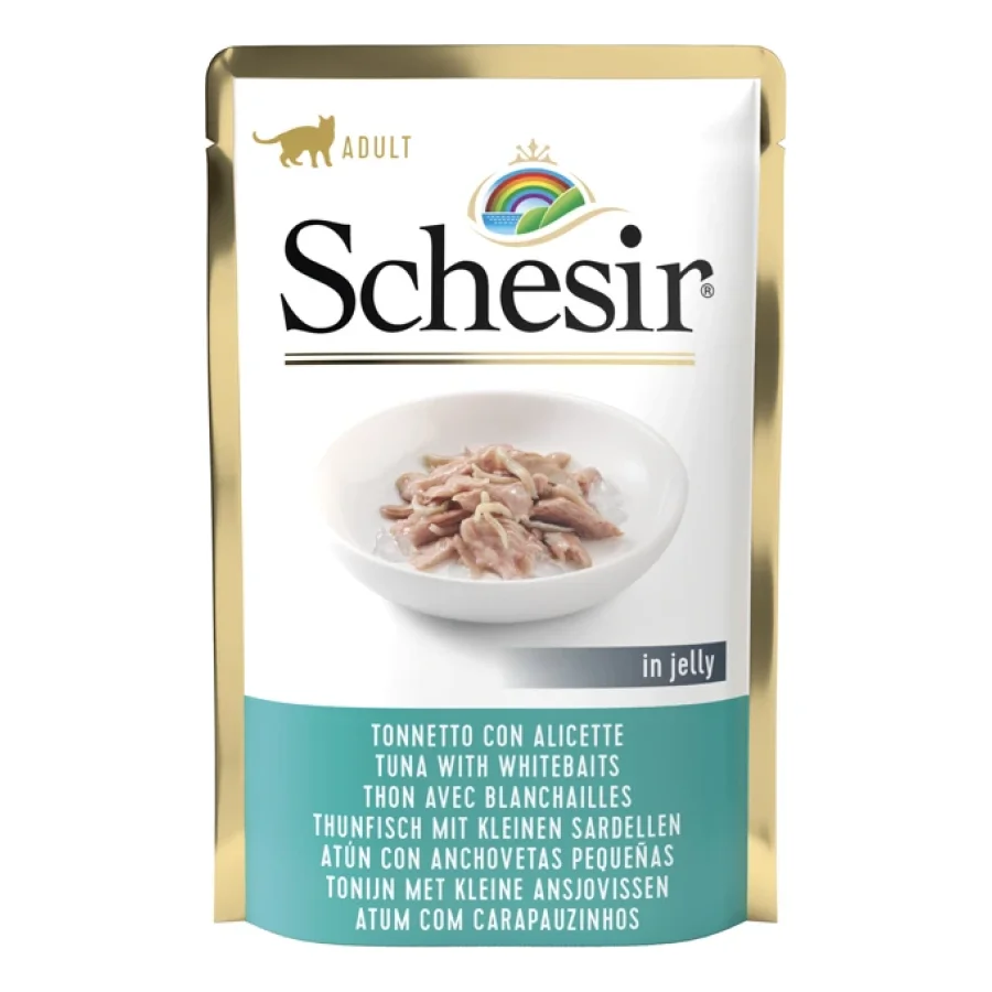 Schesir Adult 20 x 85 g Thon et blanchailles