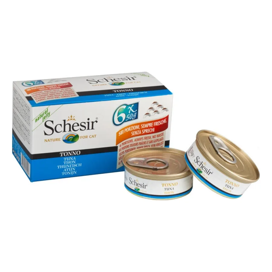 Schesir Multipack 24 x 50 g Thon, en gelée