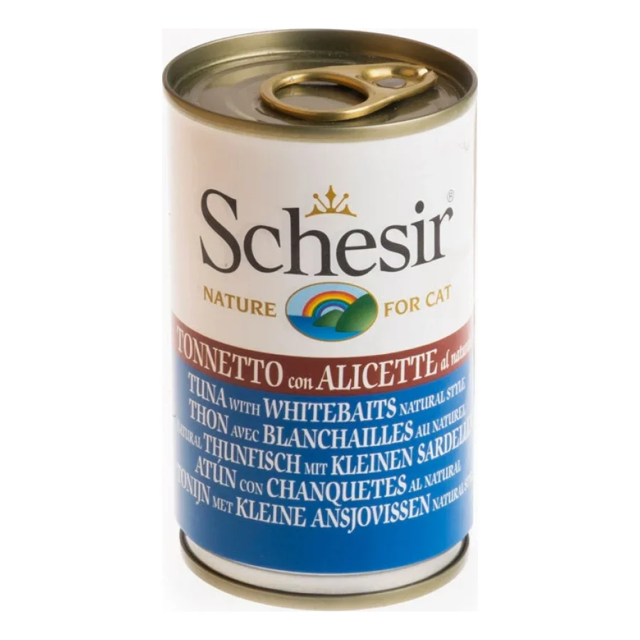 Schesir Natural 24x140g Thon aux petits anchois 8x140 g