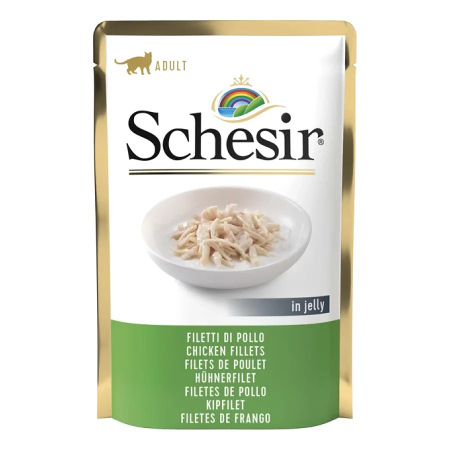 Schesir poulet au bar 20 x 85 g. Filet poulet