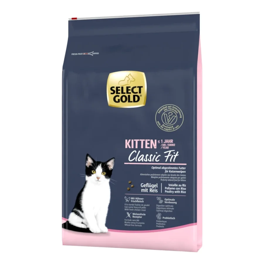 SELECT GOLD Chaton Volaille & riz 7 kg