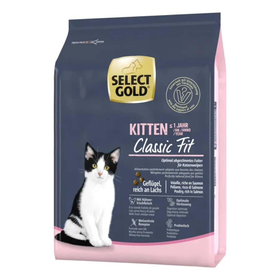 SELECT GOLD Chaton Volaille & saumon 2,5 kg