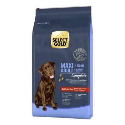 SELECT GOLD Complete Croquettes Chien Adulte Maxi Bœuf 12 kg