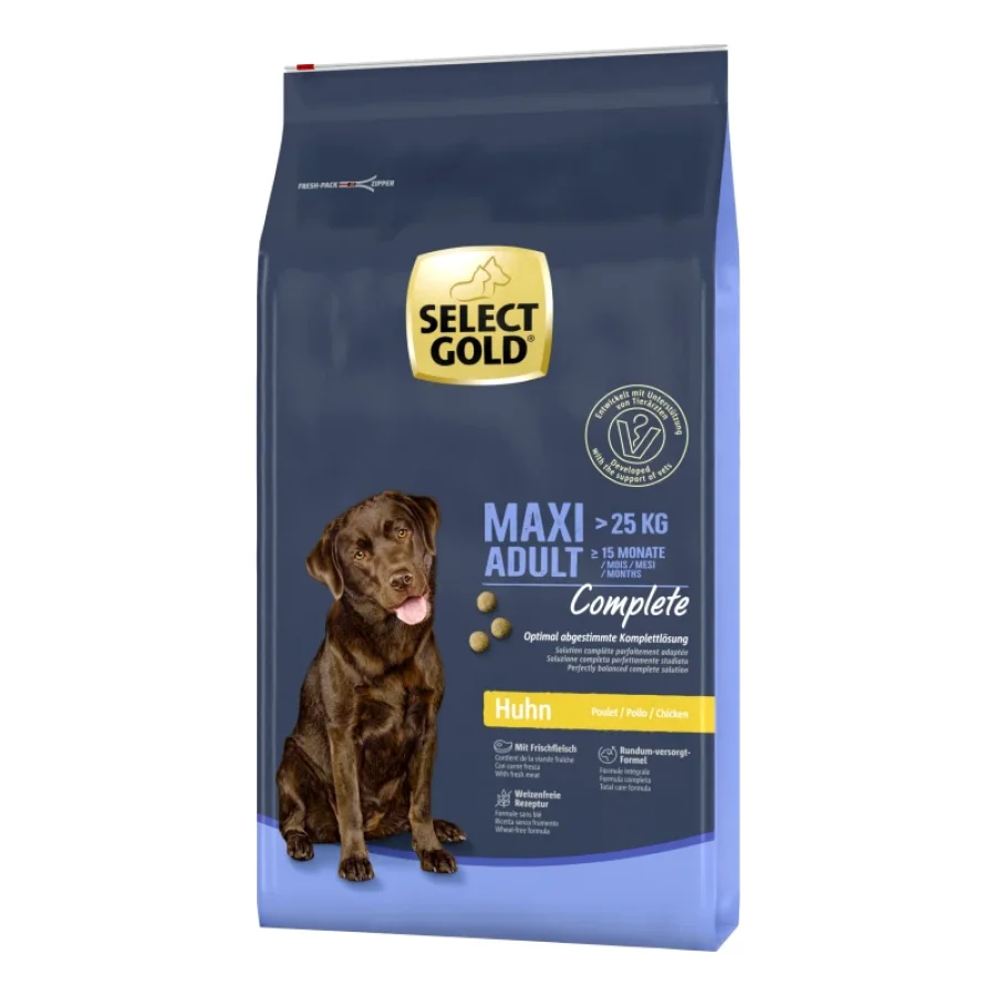SELECT GOLD Complete Croquettes Chien Adulte Maxi Poulet 12 kg