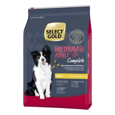 SELECT GOLD Complete Croquettes Chien Adulte Medium Poulet 4 kg