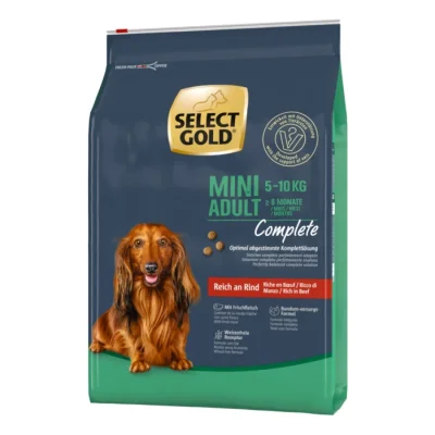 SELECT GOLD Complete Croquettes Chien Adulte Mini Bœuf 4 kg