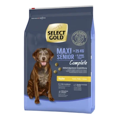 SELECT GOLD Complete Croquettes Chien Senior Maxi Poulet 4 kg