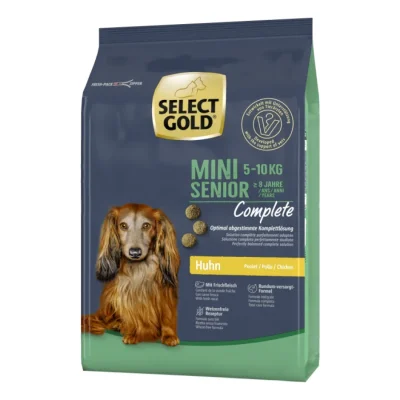 SELECT GOLD Complete Croquettes Chien Senior Mini Poulet 1 kg