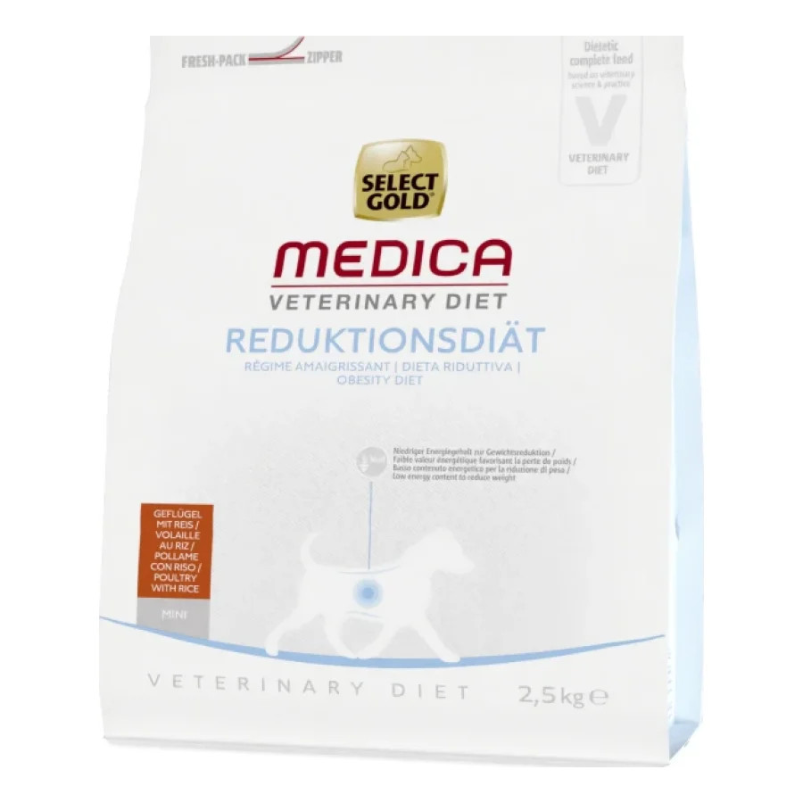 SELECT GOLD Medica Amaigrissant Croquettes Chien Adulte Mini Volaille et Riz 2,5 kg