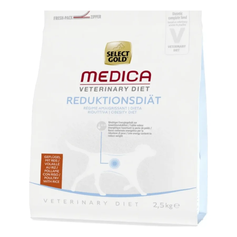 SELECT GOLD Medica Amaigrissant Croquettes Chien Adulte Volaille & riz 2,5 kg