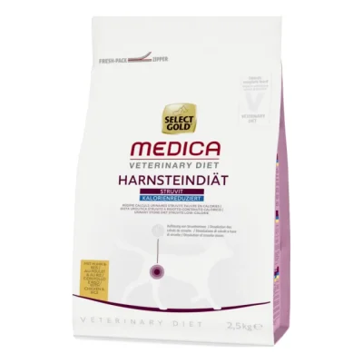 SELECT GOLD Medica Calculs Urinaires Struvite Pauvre en Calories Croquettes Chien Adulte Poulet et Riz 2,5 kg